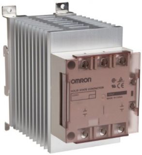 Omron G3PE 525B 2N DC12 24 Solid State Relay for Heaters, Zero Cross Function, Yellow Indicator, Phototriac Coupler Isolation, Triple Phase, DIN Track Mounting, 2 Poles, 25 A Rated Load Current, 200 to 480 VAC Rated Load Voltage, 12 to 24 VDC Input Voltage