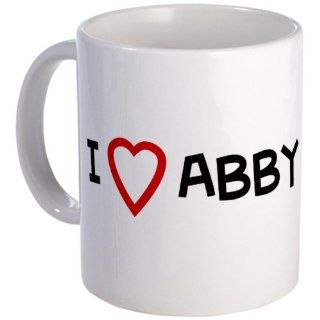  I Love ABBY Mug   Standard Kitchen & Dining