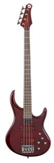 MTD Kingston "The Z" Bass Guitar (4 String, Rosewood/Transparent Cherry) Musical Instruments