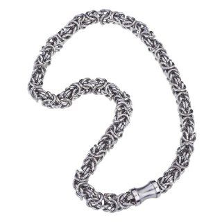 Stainless Steel Byzantine Pendant Necklace Jewelry