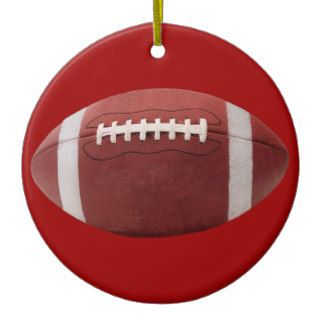 Football Christmas Tree Ornament