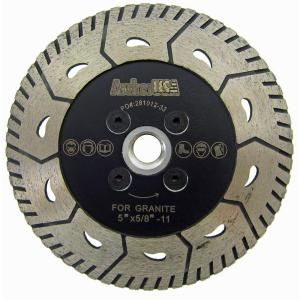 Archer USA 5 in. 2 in 1 Turbo Diamond Blade for Both Cutting and Grinding HPGC05