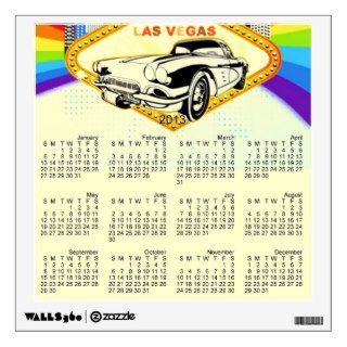 Las Vegas old car 2013 Wall Decal Calendar