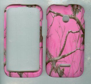 Camoflague Pink Real Tree Huawei Inspira H867g/ Glory H868c/ Prism 2 U8686 (Straight Talk/t mobile/net10)phone Case Cover Snap on Hard Rubberized Faceplate Protector Cell Phones & Accessories