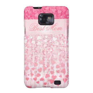 Pink best mom Samsung Galaxy S Case Samsung Galaxy S2 Case