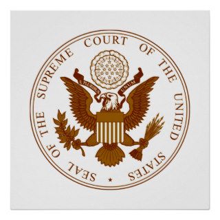Seal Of The United States Supreme Court Posters