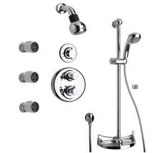 La Toscana Water Harmony Shower Combination 7 in Chrome SHOWER7CP