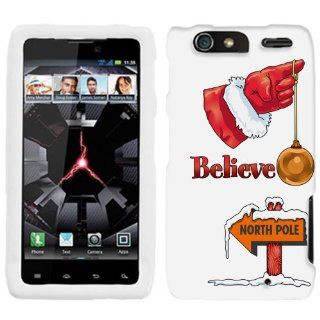 Motorola Droid Razr Maxx Believe in Santa to the North Pole Phone Case Cover Cell Phones & Accessories