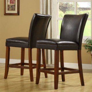 Achillea Counter Height Stool   Cherry   Set of 2   Chairs