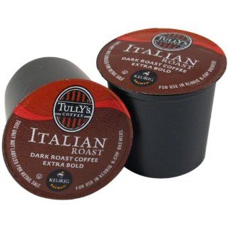 Tully's Extra Bold Italian Roast Coffee Keurig K Cups, 36 Count  Coffee Brewing Machine Cups  Grocery & Gourmet Food