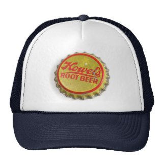 HOWEL'S ROOT BEER c.1930 BOTTLE CAP Mesh Hats