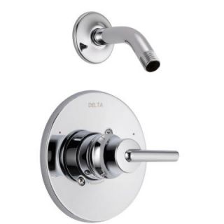 Delta Trinsic Single Handle Shower Faucet Trim Kit in Chrome with Less Shower Head (Valve Not Included) T14259 LHD