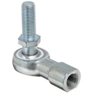 Sealmaster CTFD 3Y Rod End Bearing With Y Stud, Three Piece, Commercial, Self Lubricating, Right Hand Female to Right Hand Male, #10 32 Shank Thread Size, 25 degrees Misalignment Angle, 0.531" Thread Length