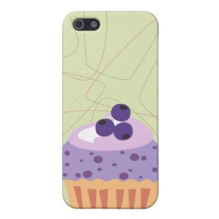 Blueberry Heaven Cupcake Case For iPhone 5