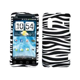 Hard Plastic Snap on Cover Fits HTC 6285 Kingdom, Hero S, EVO Design Zebra Black and White Glossy Sprint, US Cellular Cell Phones & Accessories
