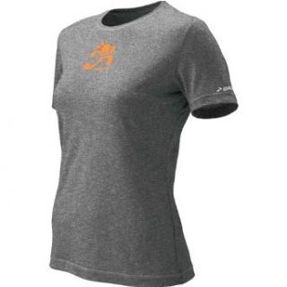 Brooks Women's EZ Girl Power Short Sleeve Shirt, Heather Glacial Water, X Large  Athletic Shirts  Clothing