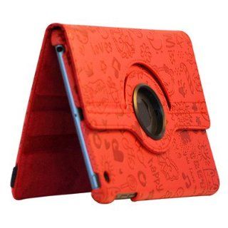 Ipad Mini Cute Series Rotating Case Color Red  Players & Accessories