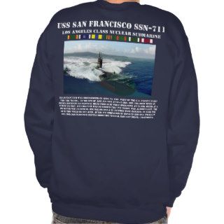 USS San Francisco SSN 711 Sweatshirt