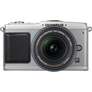 Olympus PEN E P1 12.3MP 14 42mm Zuiko Lens Silver Olympus Digital SLR