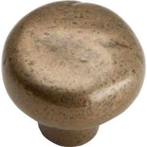 Atlas Homewares Distressed Collection 1 3/8 in. Champagne Round Cabinet Knob 331 CM