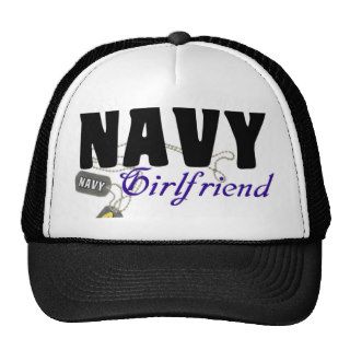 Navy Girlfriend Tags Hat