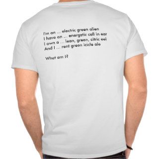 Electrical Engineer Riddle T Shirt
