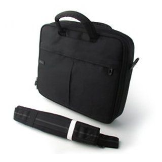Genuine Dell CX535 Black Nylon 15" Inch Notebook Laptop Carry Case Bag Tote, Fits Most Notebooks Laptops With A Screen/Monitor Up To 15" Inches, Compatible Dell Part Number F8N076, Exterior Dimensions 15" x 12.5" x 4" Computers 