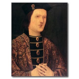 Portrait of King Edward IV of England Postcards