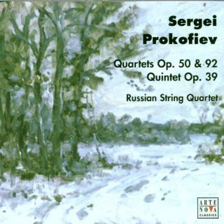 Prokofiev String Quartets Op 50 & 92 Quintet Op 39 Music