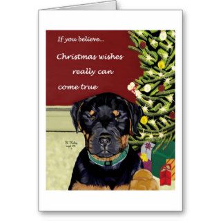 Christmas Wishes card w/inside text