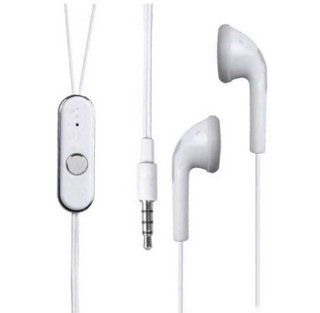Importer520 White / White 3.5mm In Ear Stereo Headset w/ On off & Mic for HTC Rhyme ADR6330 Cell Phones & Accessories