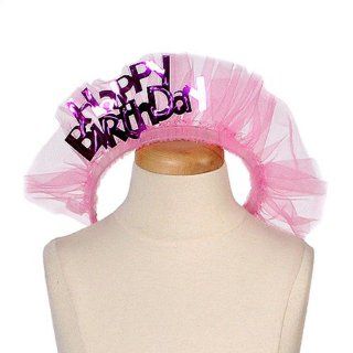 Pink Happy Birthday Headband Tiara Toys & Games