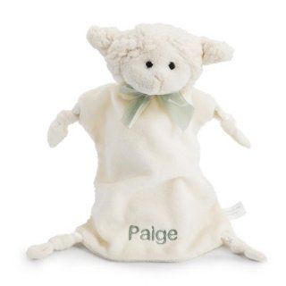 Personalized, Embroidered Stuffed Lamb Baby Blankie  Nursery Blankets  Baby