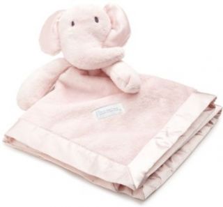 Vitamins Baby girls Newborn Elephant Satin Trim Superplush Blankie Buddy, Pink, One Size  Nursery Receiving Blankets  Baby