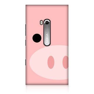 Head Case Designs Piggy Full Face Animal Design Protective Back Case For Nokia Lumia 900 Cell Phones & Accessories