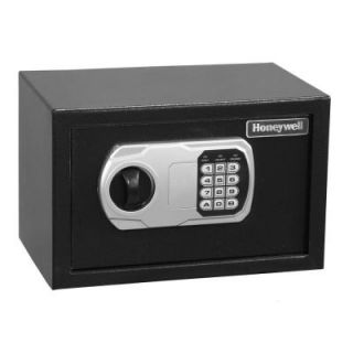 Honeywell 0.31 cu. ft. Black Small Steel Security Safe with Digital Lock 5101