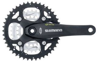 Shimano M521 9sp crankset, OL9   104x170mm blk  Bike Cranksets And Accessories  Sports & Outdoors
