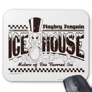 Playboy Penguin Ice House Flavored Ice Mouse Pads
