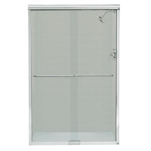 Sterling Plumbing Finesse 47 1/4 in. x 70 5/16 in. Frameless Bypass Shower Door in Silver Finish 5375EZ 47S