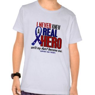 Never Knew A Hero 2 Aunt (Support Our Troops) Shirt