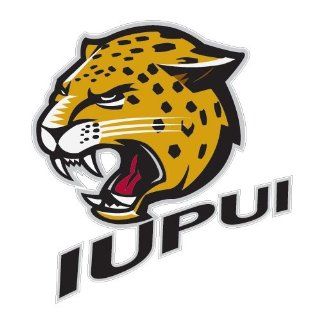 IUPUI Large Decal 'Jaguar Head IUPUI'  Sports Fan Automotive Decals  Sports & Outdoors