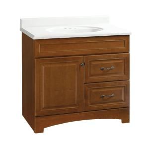 American Classics Gallery 36 in. W x 21 in. D x 33 1/2 in. H Vanity Cabinet Only in Chestnut GCHT36DY