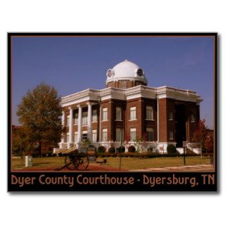 Dyer County Courthouse   Dyersburg, TN Post Cards