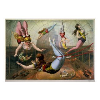 The Flying Trapeze Print