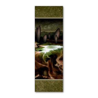 Standing Stone Circle Mini Bookmarks Business Card Template
