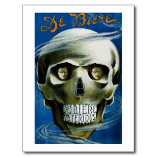 De Biere Magic Skull Postcards
