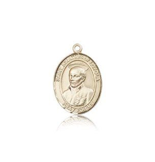 Free Engraving Included Medal 14k Gold St. Saint Ignatius of Loyola Medal 3/4" 8217KT w/o Chain w/Box Patron Saint of Soldiers Jewelry