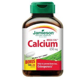Mega Cal   Calcium Magnesium 100 caplets Brand Jamieson Laboratories Health & Personal Care