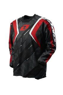 One Industries Carbon Trace Jersey   Small/Black/Red Automotive