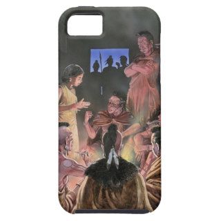 Illustration of Pocahontas speaking to her iPhone 5 Cover